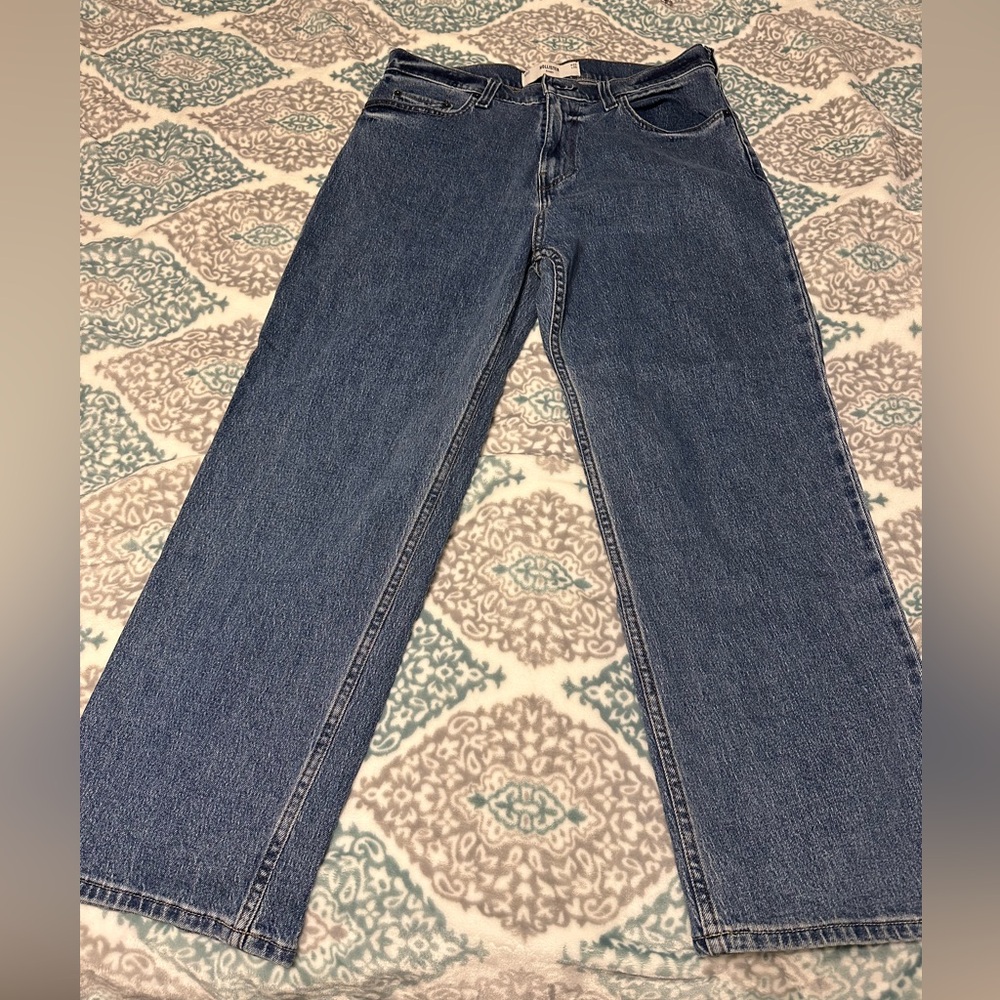 Hollister Blue Baggy Jeans for Men